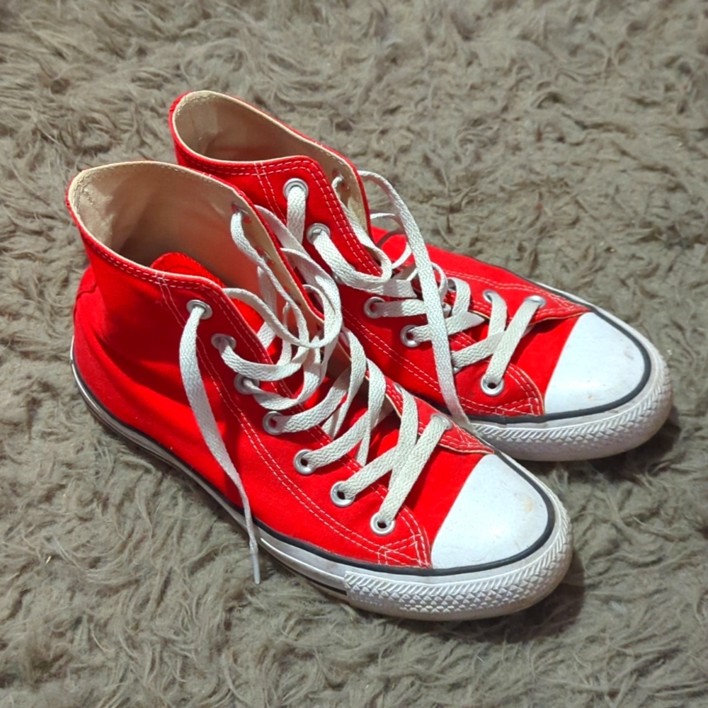 Converse Red high tops
